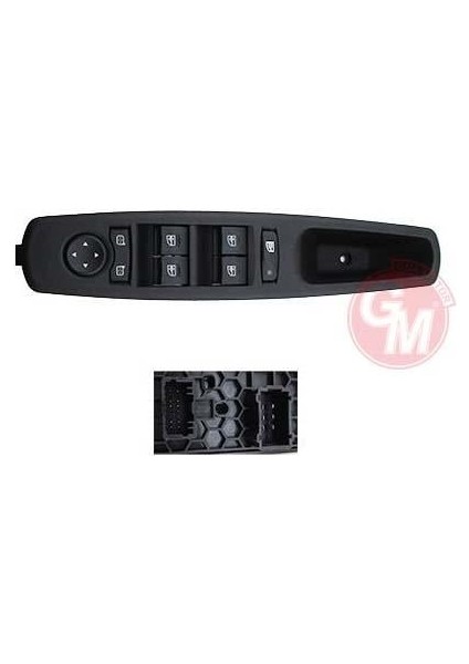 Cam Açma Anahtarı Ön Sol Komple Renault Megane Iıı 09 Fluence 09 Dörtlü Merkezi Kilit Düğmeli Ayna Ayarlı