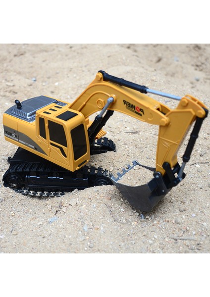 Rc Trucks Mini Uzaktan Kumanda Buldozer 1:24 6ch Traktör Mühendislik Arabası Işık Sesli (Yurt Dışından)
