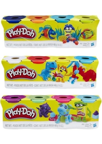 Oyun Hamuru 4'lü 3 Paket