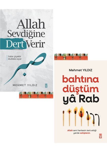 Allah Sevdiğine Dert Verir / Bahtına Düştüm Ya Rab (2 Kitap) - Mehmet Yıldız