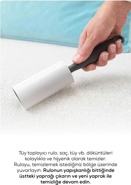 Kedi Köpek Tüy Toplayıcı 12LI Yedek Rulolu Toz Toplayıcı Aparat fiyatları