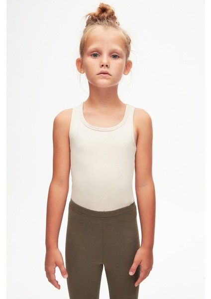 Kamuflaj Yeşil Basic Kız Çocuk Yazlık Tayt fiyatları