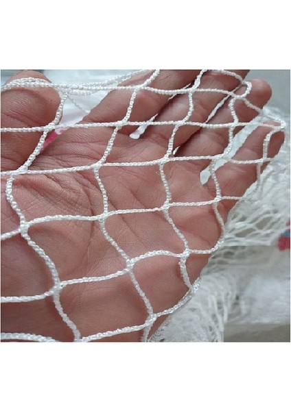 Kedi Flesi 2,50 x 16 Metre Kuş Önleme Ağı Ip Halat Kanca Dubel Sık Dokuma Montaj Malzemeli indirimleri
