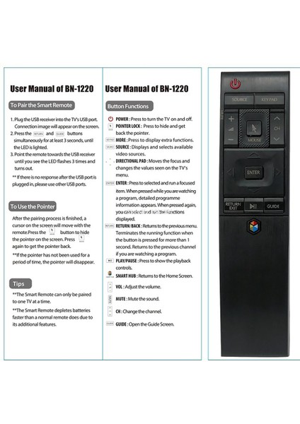 BN59-01220D Samsung Için Uzaktan Kumanda BN59-01221B BN59-01220A BN59-01221J BN59-01220E Tv Uzaktan Kumanda Değiştirme (Yurt Dışından) indirimleri