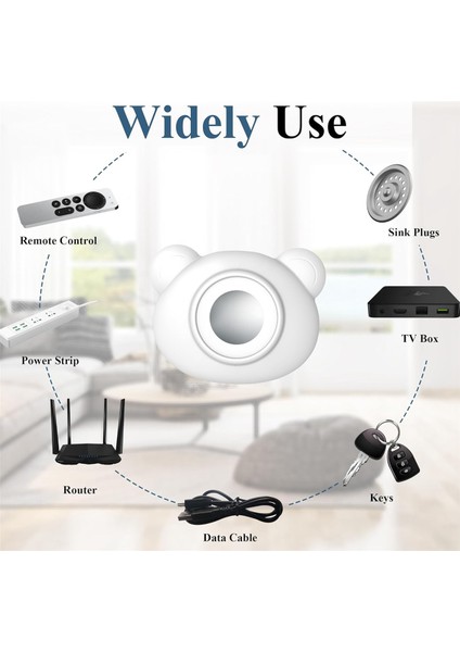 Manyetik Uzaktan Kumanda Tutucu Duvara Montaj Tutucu, Tv Uzaktan Kumandası Tutucu Deliksiz Telefon Şarj Organizatör Depolama 4 Adet (Yurt Dışından) indirimleri