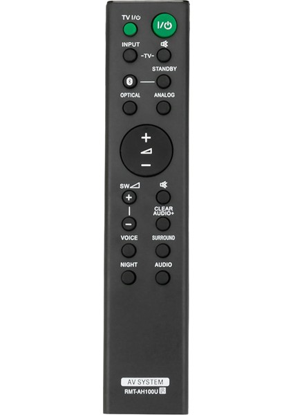 RMT-AH100U Sony HT-CT180 SA-CT180 HTCT180 SACT180 Ses Çubuğu Ses Sistemi Için Uzaktan Kumandayı Değiştirin (Yurt Dışından)