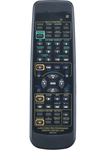Pioneer Alıcı AXD7247 R VSX-D510 VSX-D209 VSX-D409 D511 Vsx D510 Için Uzaktan Kumanda (Yurt Dışından)