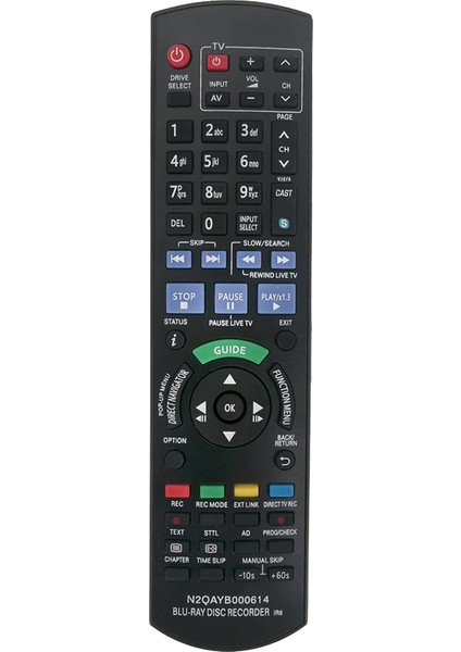 Panasonic DVD Blu-Ray Oynatıcı Için N2QAYB000614 DMR-BWT700EB DMR-BWT700 DMR-BWT800EB DMR-BWT800 Uzaktan Kumanda Değiştirme (Yurt Dışından) fırsatları