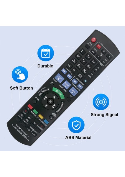 Panasonic DVD Blu-Ray Oynatıcı Için N2QAYB000614 DMR-BWT700EB DMR-BWT700 DMR-BWT800EB DMR-BWT800 Uzaktan Kumanda Değiştirme (Yurt Dışından) indirimleri