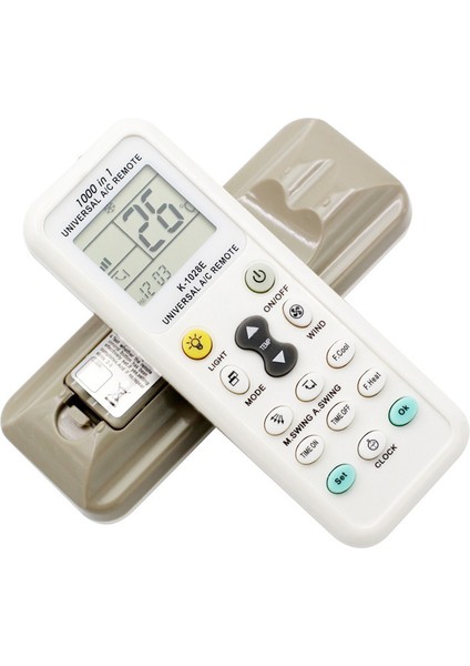 Evrensel K-1028E Düşük Güç Tüketimi K-1028E Klima Uzaktan Kumandası LCD A/c Uzaktan Kumanda Kontrol Cihazı Işıklı B (Yurt Dışından)