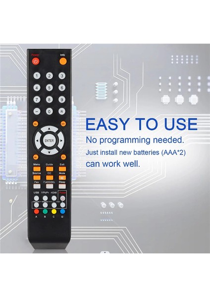 Scepter X505BV Tv Uzaktan Kumandası Için Uzaktan Kumanda (Yurt Dışından) fırsatları