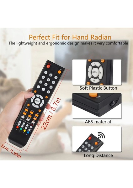 Scepter X505BV Tv Uzaktan Kumandası Için Uzaktan Kumanda (Yurt Dışından) indirimleri