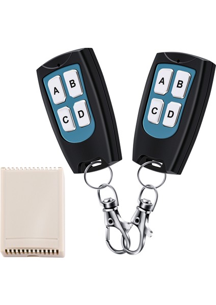 Dc 12V 4 Kanal 200M Kablosuz Rf Uzaktan Kumanda Anahtarı 2 Verici + Alıcı (Yurt Dışından) fiyatları