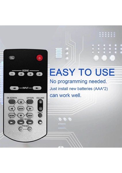 RAV41 WY19980 Uzaktan Kumandayı Değiştirin Yamaha Ses Video Alıcısı RX-A2010 RX-A2010BL RXA2010 RXA3010 RXA2010B (Yurt Dışından) modelleri