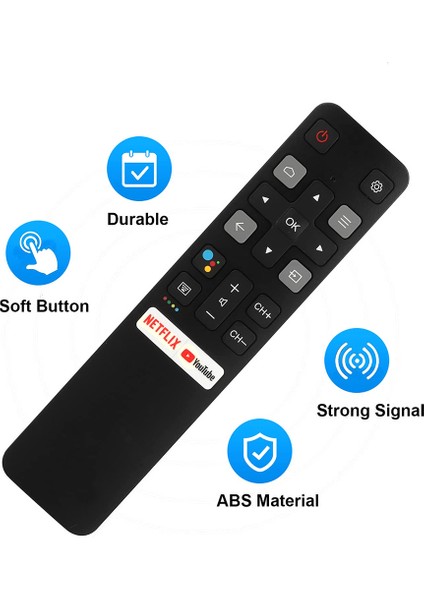 Değiştirin RC802V Fnr1 Ses Uzaktan Kumanda Tcl Android 4K UHD Akıllı Tv 65P8S 65P8 55P8S 55P8 49P30FS 55EP680 49S6800 (Yurt Dışından) fırsatları
