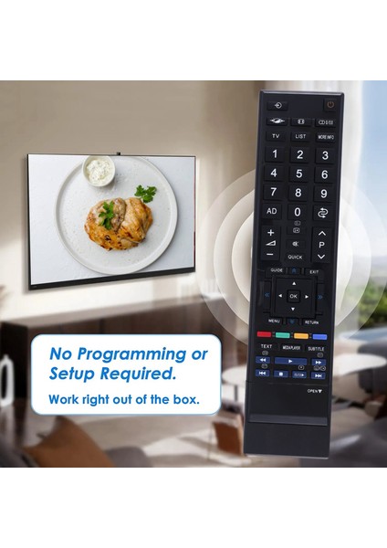 Toshiba CT-90345 Tv Uzaktan Kumandası Için Yedek Uzaktan Kumanda (Yurt Dışından) fırsatları