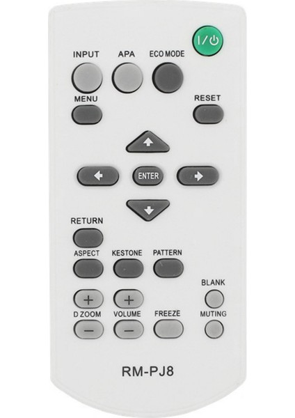 Evrensel Rm-Pj8 Projektör Yedek Uzaktan Kumanda Sony RM-PJ5/PJ6/PJ10/PJ12/PJ1 Kablosuz Uzaktan Kumanda (Yurt Dışından)