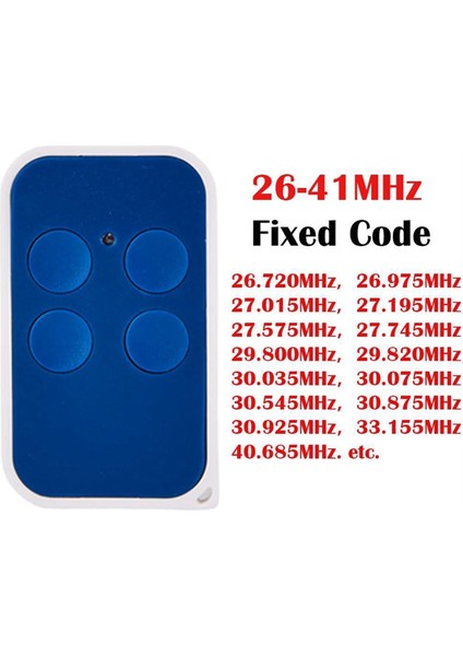 Düşük Frekanslı Yedek Uzaktan Kumanda 27MHZ Ila 40MHZ Uzaktan Kumanda Garaj Kapısı Yedek Klon Anahtarlık (Yurt Dışından) fırsatları