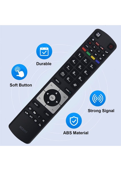 Hitachi Tv 50HYT62UH Bush DLED32265HDCNTD Için RC5117 Uzaktan Kumandayı Değiştirin (Yurt Dışından) fiyatları