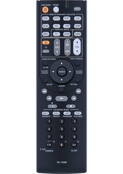 RC-709M Uzaktan Kumanda Onkyo Av Alıcısı RC-737M RC-765M TX-SR507 TX-SR606 TX-SR607 TS-XR606 TX-SR606S Için Yedek (Yurt Dışından)