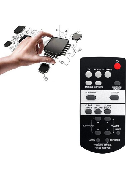 Yamaha Ses Çubuğu Için FSR66 ZJ78750 Uzaktan Kumandayı Değiştirin YAS-103 YAS-105 YAS-106 YAS-107 YAS-108 YAS-207 ATS-1030 ATS-1080 (Yurt Dışından) indirimleri