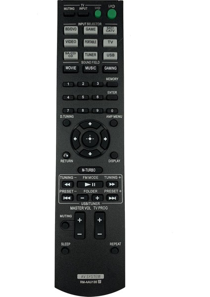 Sony Str-Km3 Str-Km5 AAU136 SS-MSP7M Güç Amplifikatörü Uzaktan Kumanda Değiştirme Için RM-AAU135 Uzaktan Kumanda (Yurt Dışından)