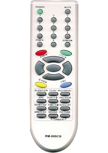 Calvas Yedek 433MHZ Dc 3V Evrensel RM-609CB LCD Tv Uzaktan Kumandası Lg 6710V00070A/B Ak Mk Serisi (Yurt Dışından)