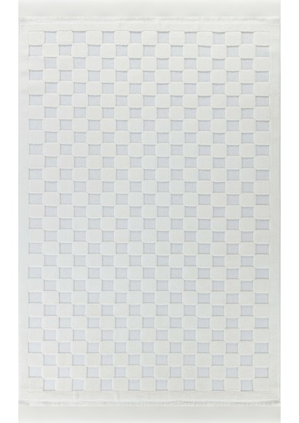 Halı Orion 4211 Krem Yumuşak Dokulu Iskandinav Desenli Makine Halısı