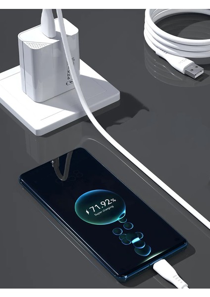 2.4A Micro USB Şarj ve Data Kablosu | 1 Metre | Hızlı ve Dayanıklı Pvc Kablo | Hızlı Şarj & Veri