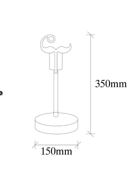 Beamı Metal Motifli Masa Lambası modelleri