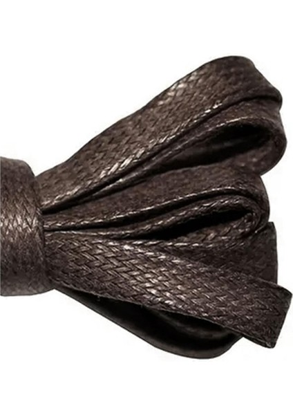 100 cm Kahverengi Yassı Mumlu Ayakkabı Bağcığı fiyatları