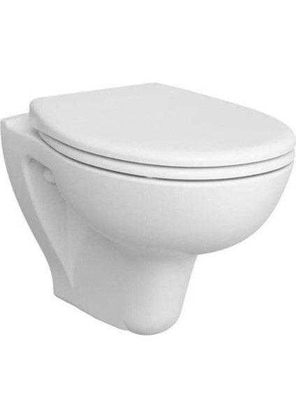 S20 Round Smoothflush Asma Klozet + Vitra Yavaş Kapanır Kapak + Vitra Gömme Rezervuar Set