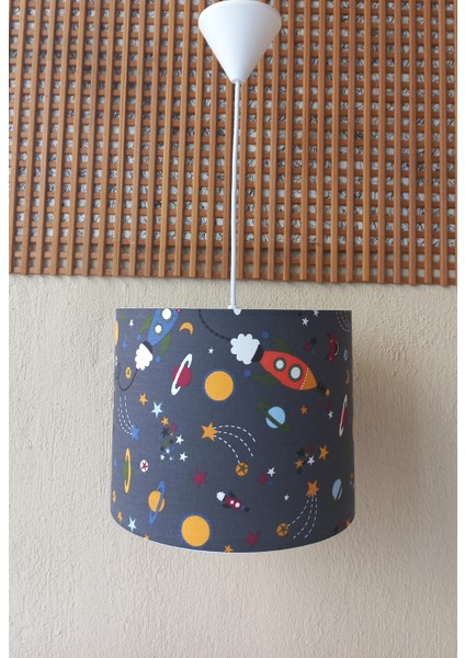 Yıldızlar Kumaş Kaplama Çocuk Odası ve Bebek Odası Avize Aydınlatma Sarkıt modelleri