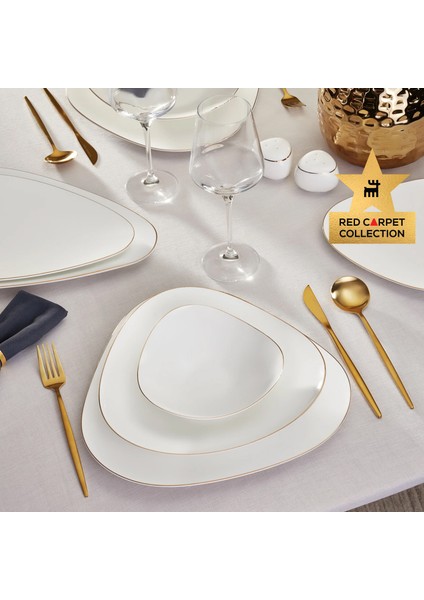 Red Carpet Collection Fine Pearl Tristan 62 Parça 12 Kişilik Yemek Takımı Gold