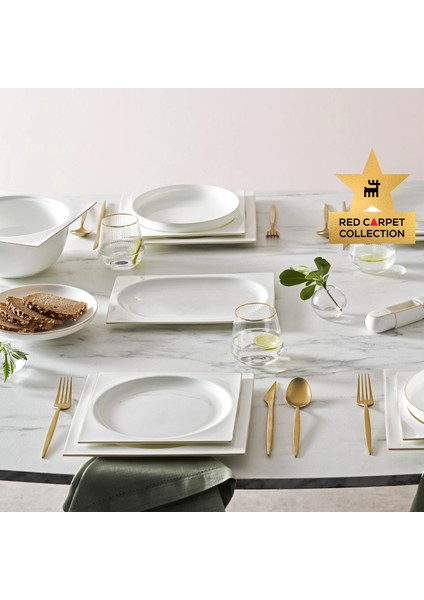 Red Carpet Collection Fine Pearl Extra Nish 62 Parça 12 Kişilik Yemek Takımı Gold