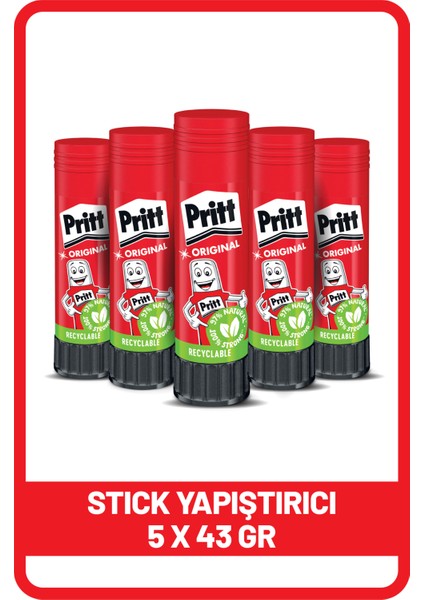 Stick Yapıştırıcı 43 gr. (5 Adet)
