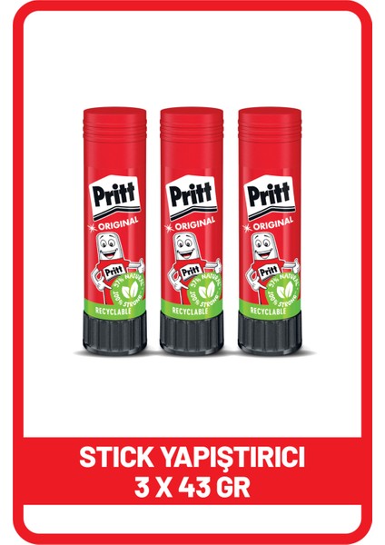 Stick Yapıştırıcı 43 Gr. (3 Adet)