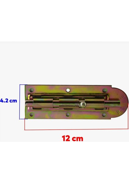 Kapı Pencere Emniyet Mandalı Kilidi Mavzer Sürgü No:12 42X120 mm fiyatları