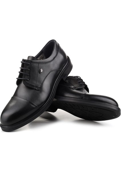 321 Erkek Hakiki Deri Bağcıklı & Kürklü Kauçuk Klasik Ayakkabı modelleri