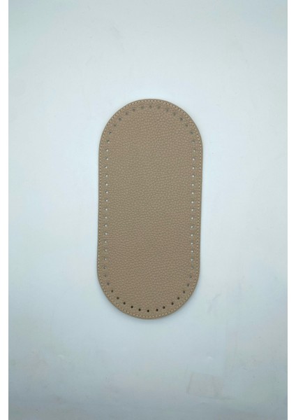 Oval Çanta Tabanı Bej 27X13CM
