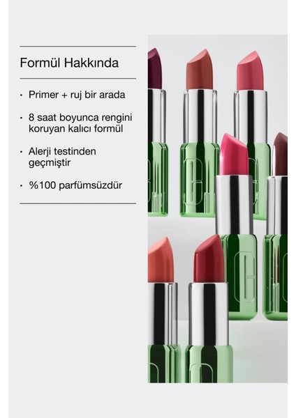 Pop Longwear™ Gün Boyu Kalıcı Ruj - Renk: Plum Pop 3.9g | Parlak Bitiş