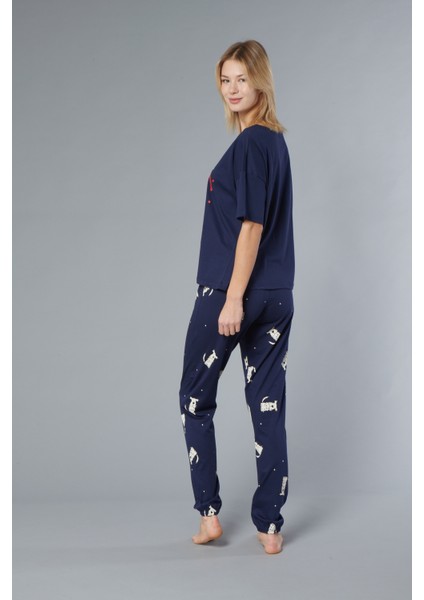 Pamuk Kadın Pijama Takımı - Oversize 4 Mevsim [2025- Nos] fiyatları