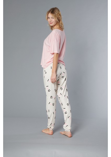 Pamuk Kadın Pijama Takımı - Oversize 4 Mevsim [2025- Nos] modelleri