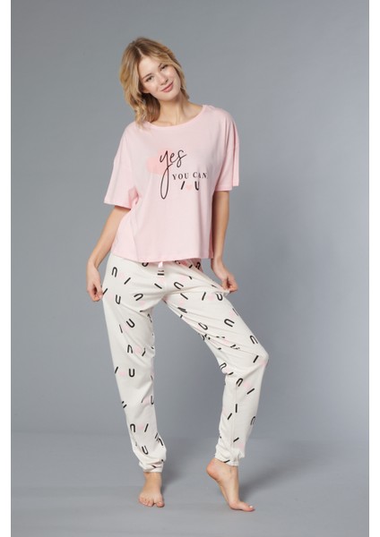 Pamuk Kadın Pijama Takımı - Oversize 4 Mevsim [2025- Nos] fırsatları