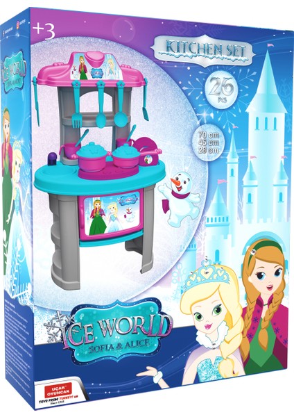 Buzlar Ülkesi Mutfak Seti 70 cm 43927 fiyatları