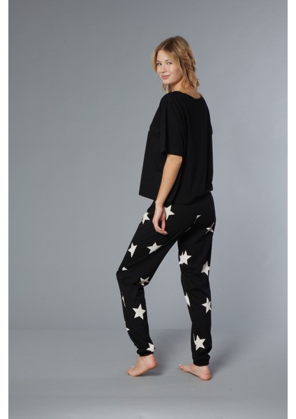 Pamuk Kadın Pijama Takımı - Oversize 4 Mevsim [2025- Nos]