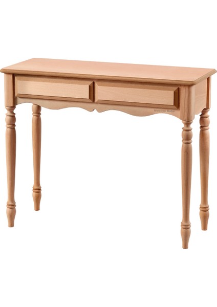 Narlıdere 100 Lük Tornalı Dresuar Cilasız Ham Ahşap