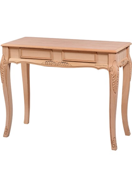 Elmadağ 100 Lük Rustik Oymalı Dresuar Cilasız Ham Ahşap