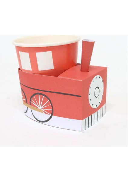 - Train Cups - Tren Bardaklar - 8li modelleri