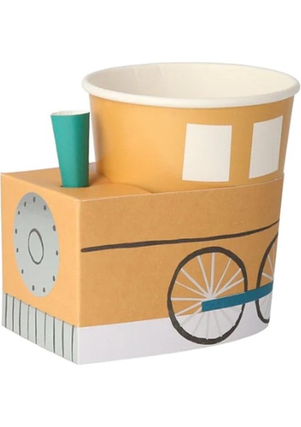 - Train Cups - Tren Bardaklar - 8li indirimleri
